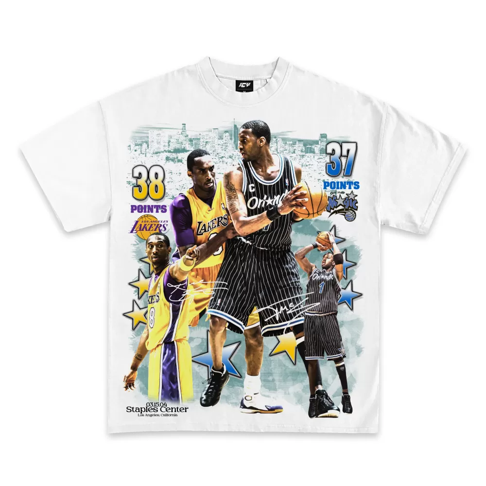 2004 Kobe Bryant VS Tracy McGrady Face-Off T-Shirt