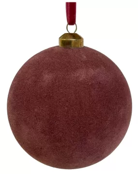 62492 Glass Ball Plum Velvet