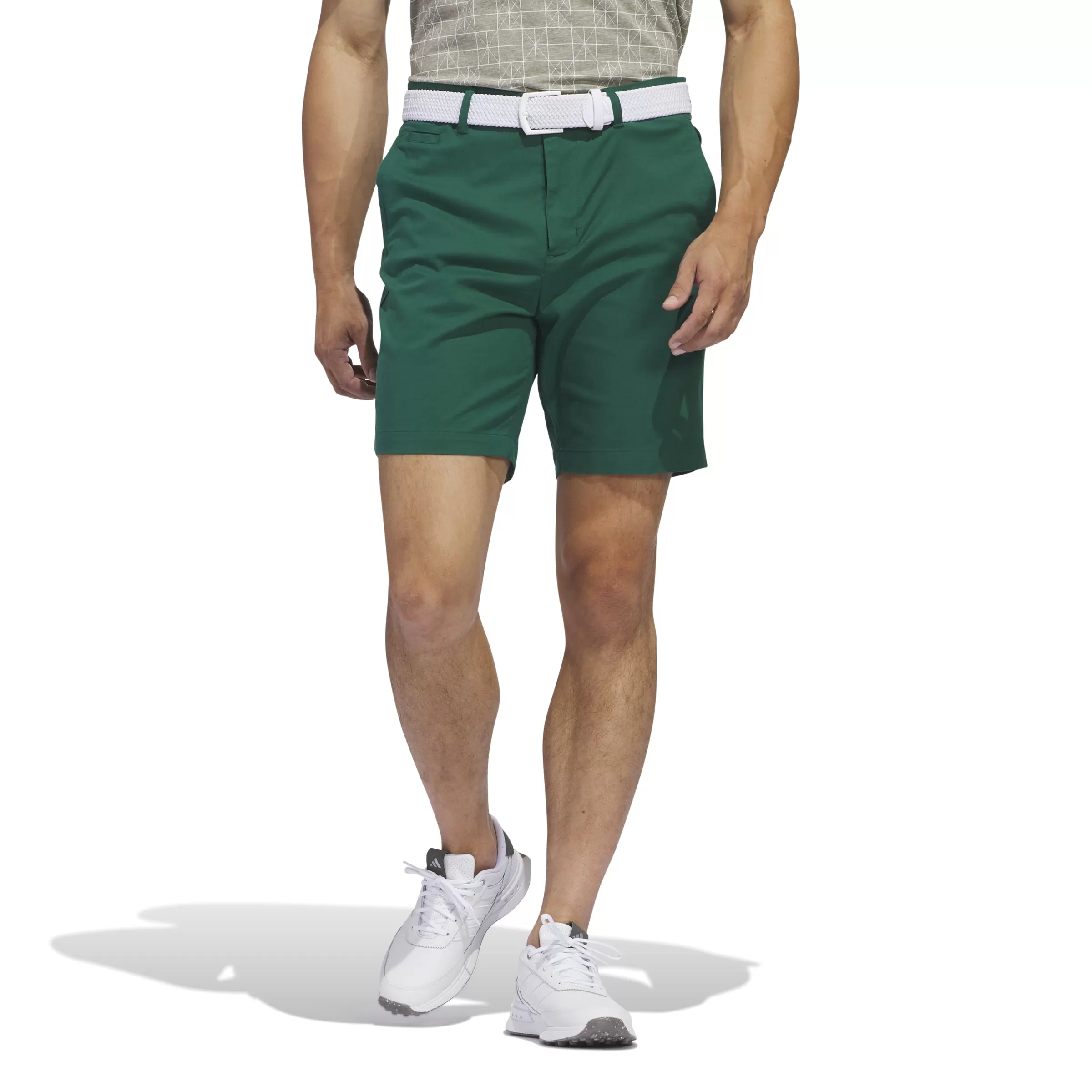 adidas Go-To Five-Pocket Golf Shorts - Court Green SS24