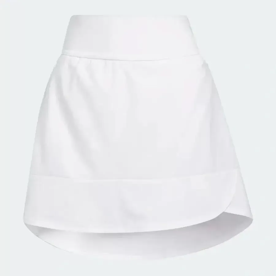 Adidas Ladies Frill Golf Skort - White