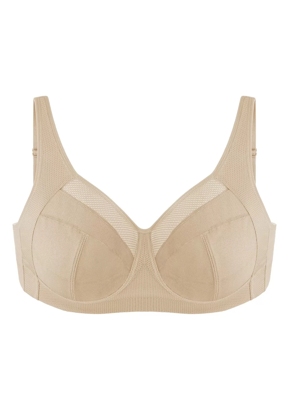 AiryComfort Full Coverage Unlined WireFree Minimizer Bra