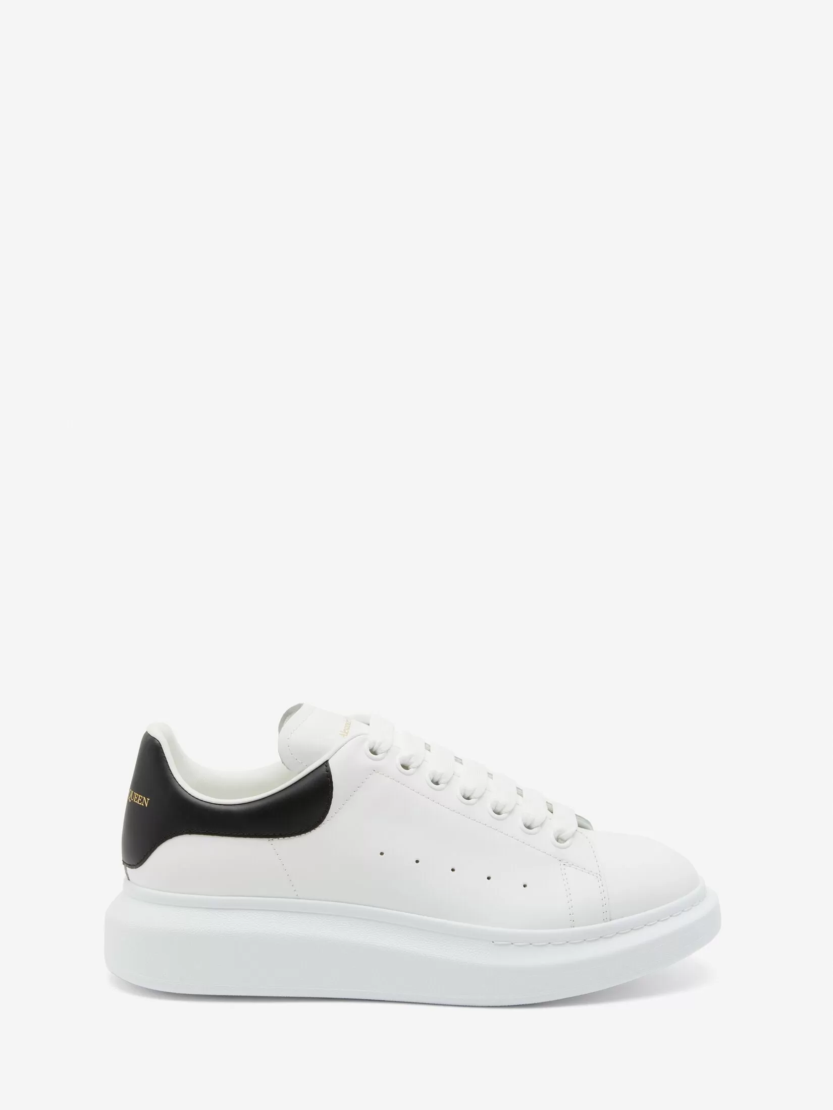 Alexander McQueen Mens Oversized Sneaker - WHITE/BLACK