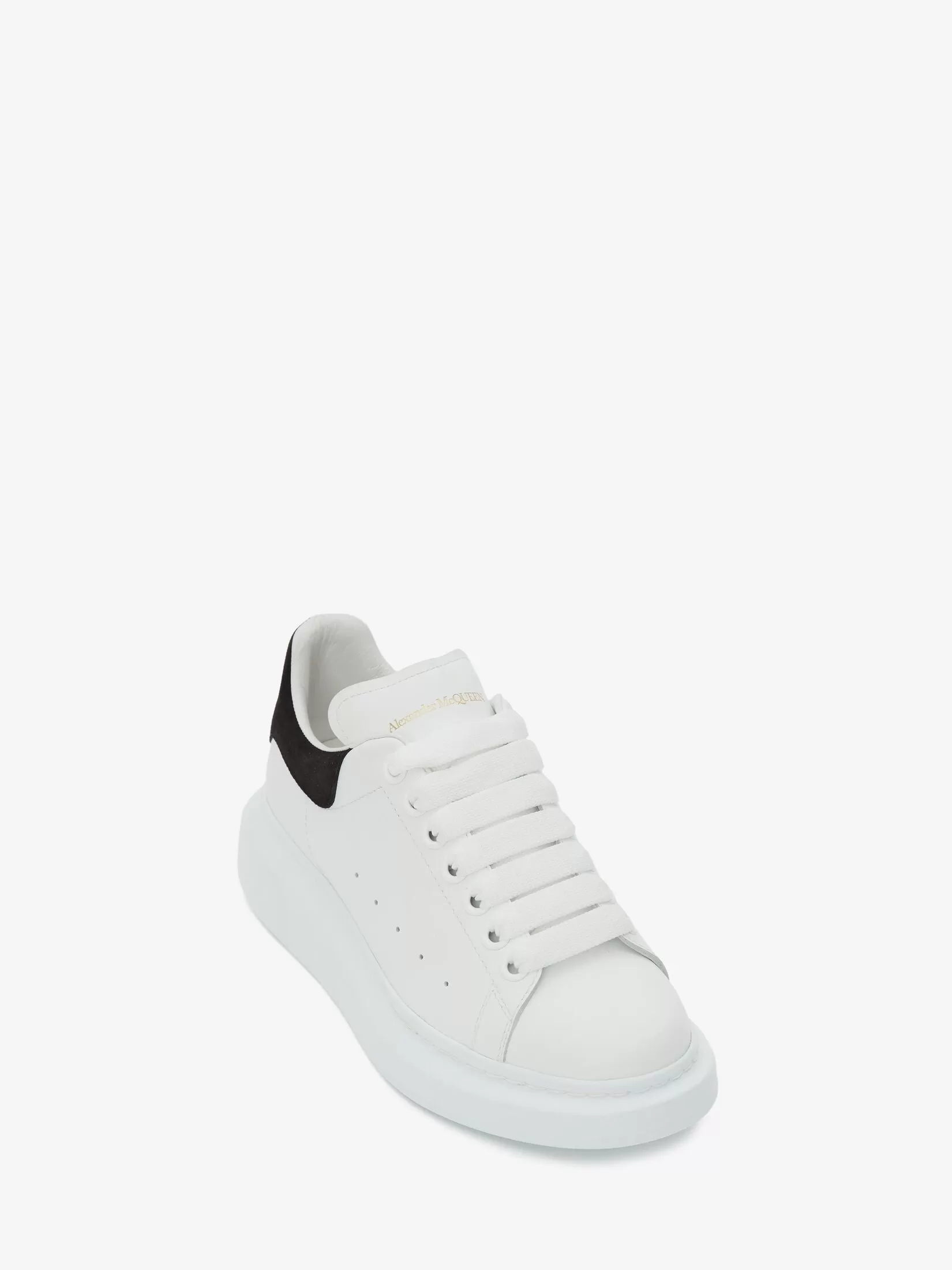 Alexander McQueen Womens Oversized Sneaker - WHITE/BLACK