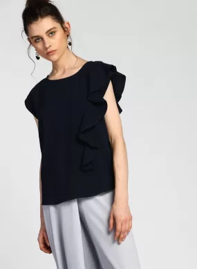 Alison Side Ruffle Top