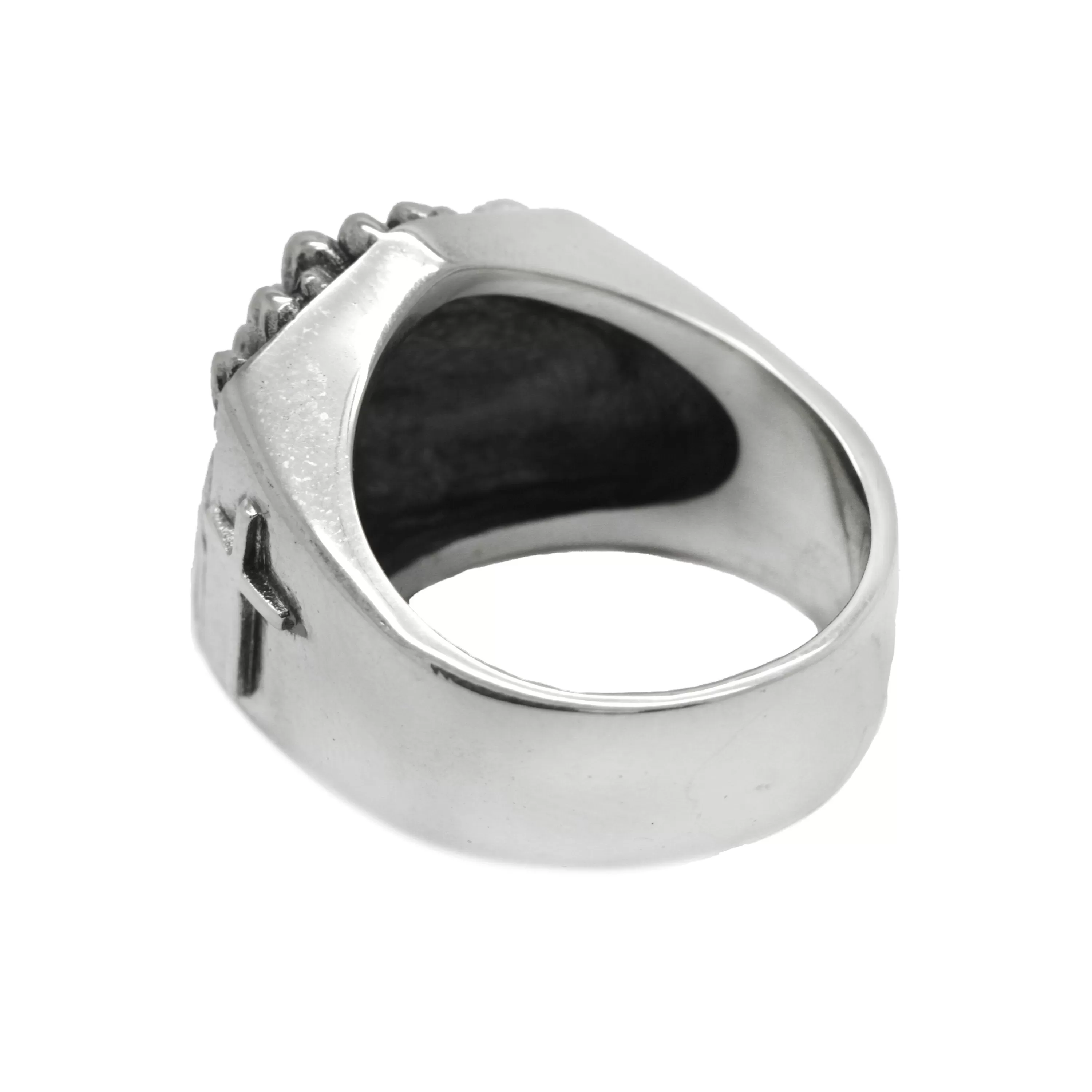 All Saints' Day Mens Sterling Silver Signet Ring