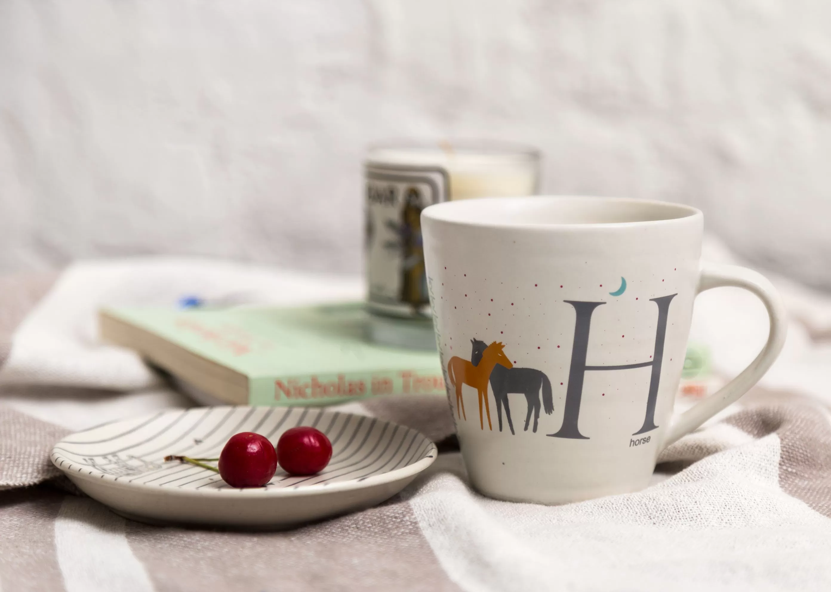 Alphabet H Mug - Stoneware