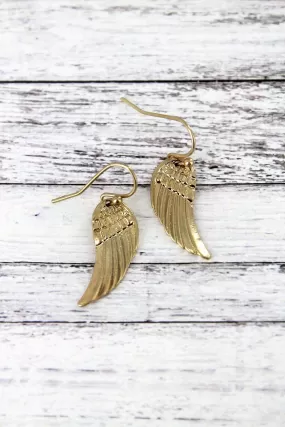 Angel Wing Christmas Earrings