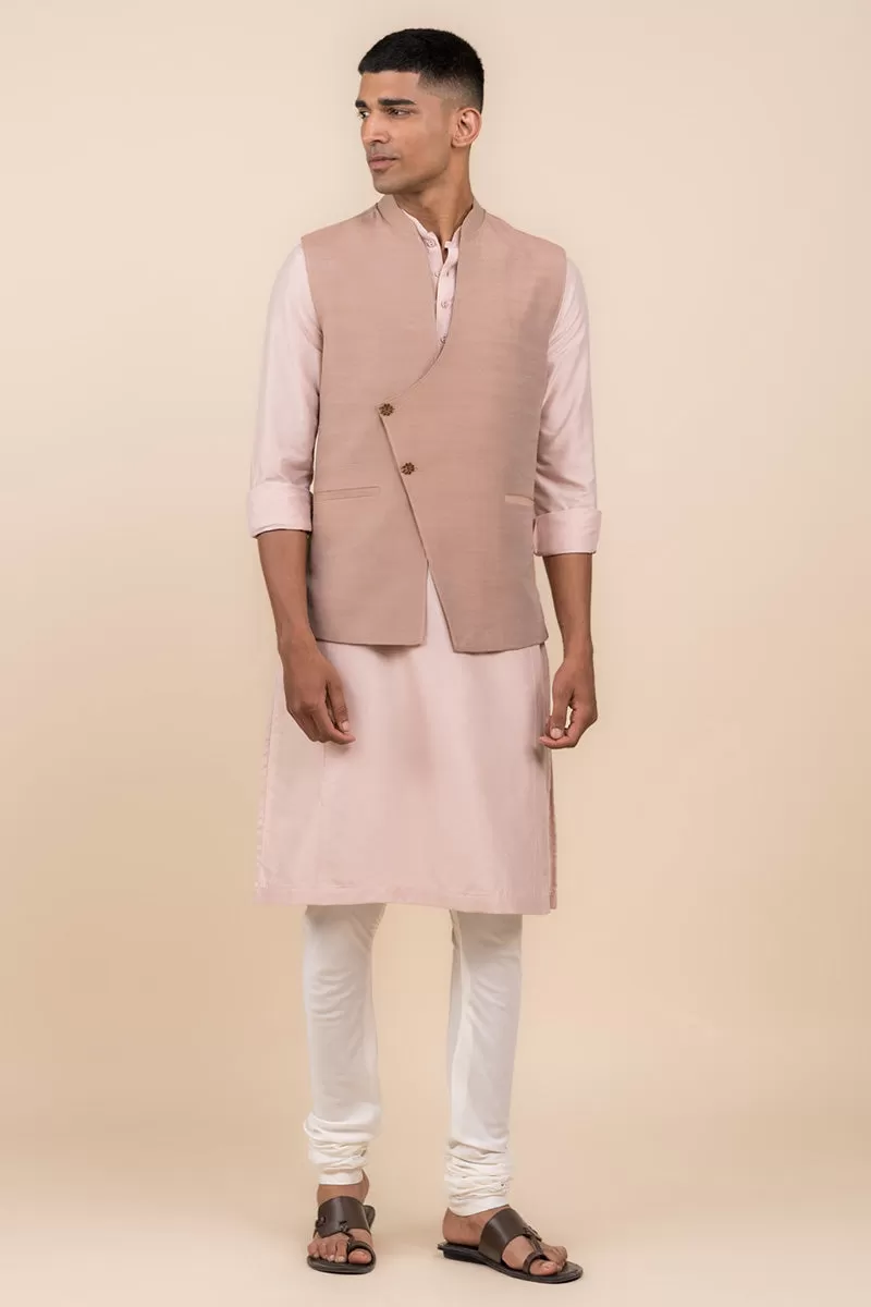 Angrakha Single Bundi In Textured Collar