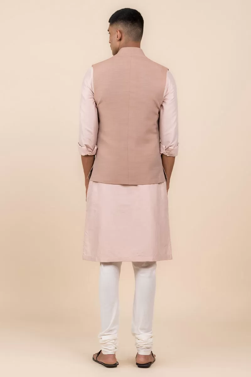 Angrakha Single Bundi In Textured Collar