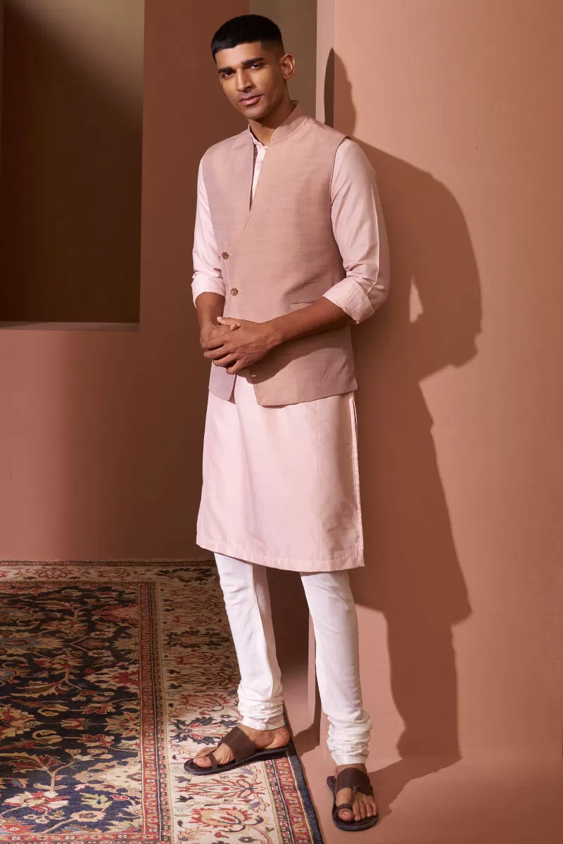 Angrakha Single Bundi In Textured Collar