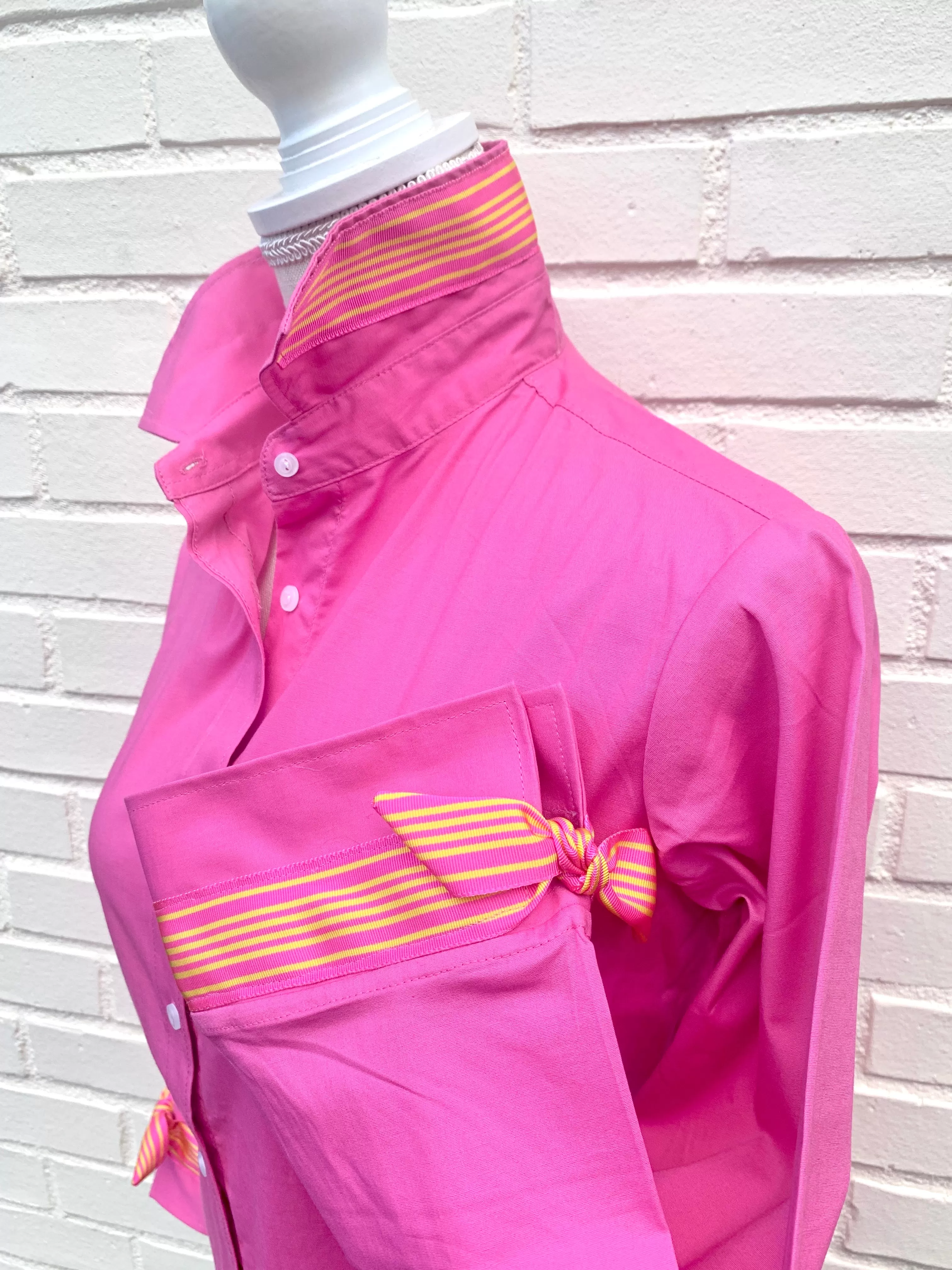 Ann Pink w Pink Yellow Ribbon Tie Shirt (Ann13)