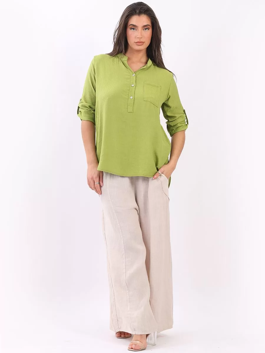 Anne   Kate Italian Front Pocket Top