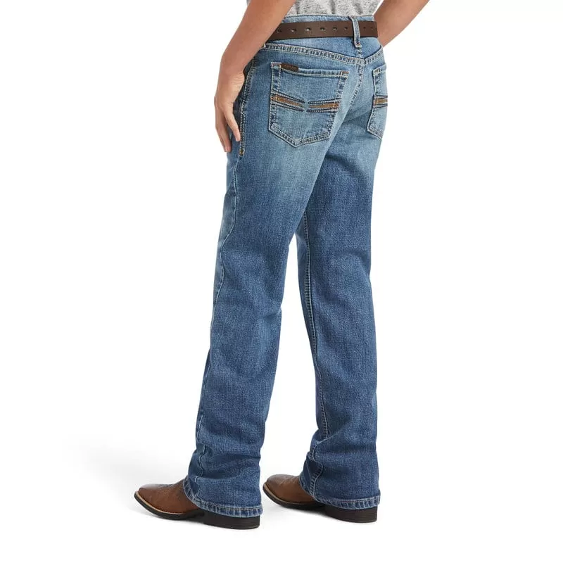 Ariat Jeans Boys B4 Relaxed Boot Cut Merrick Rattler