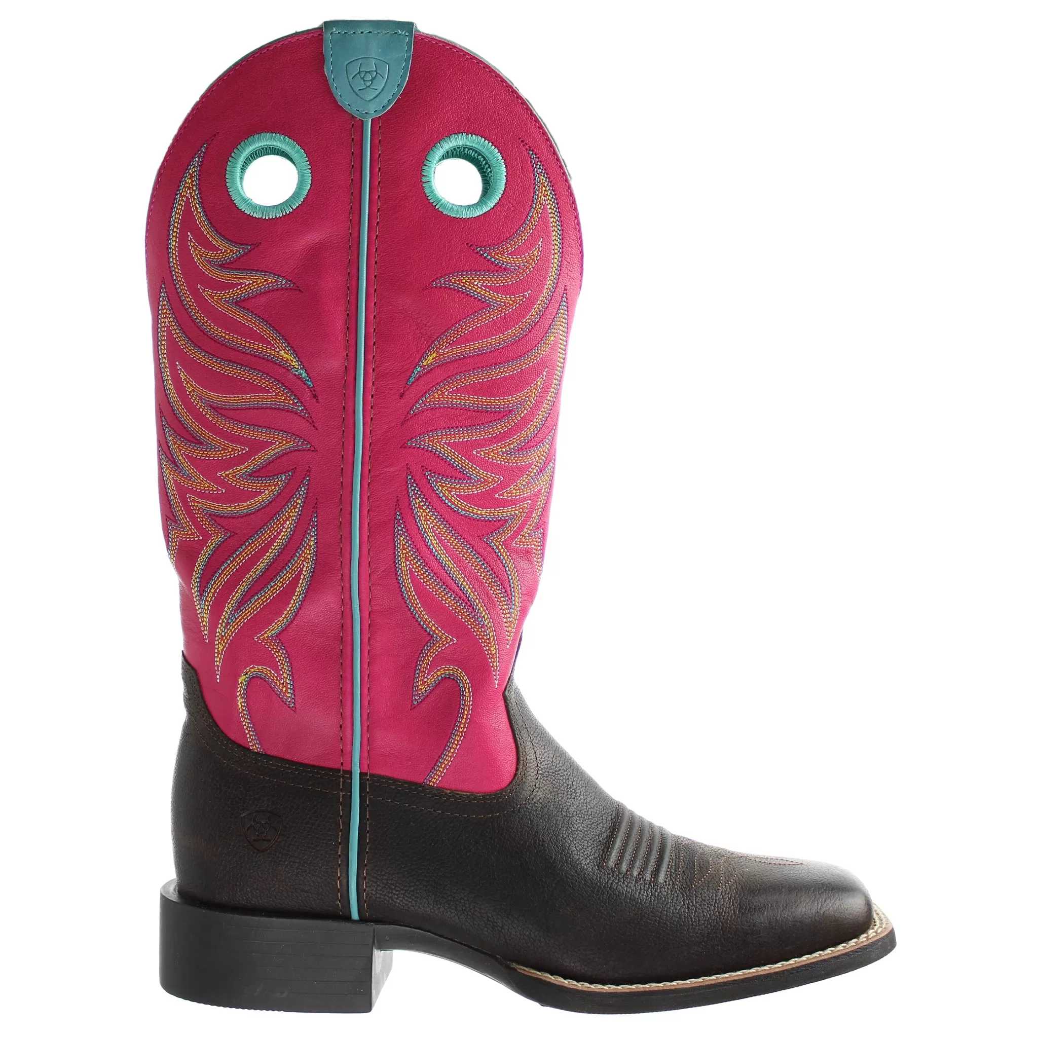 Ariat Ryder Yukon Womens Brown/Pink Boots