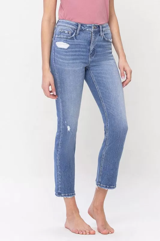 Ashburn High Rise Slim Straight Denim