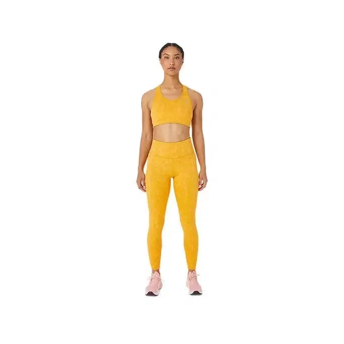 Asics Women's RunKoyo Jacquard Bra - Tiger Yellow