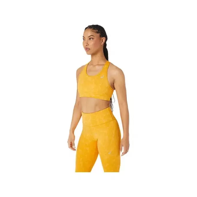 Asics Women's RunKoyo Jacquard Bra - Tiger Yellow