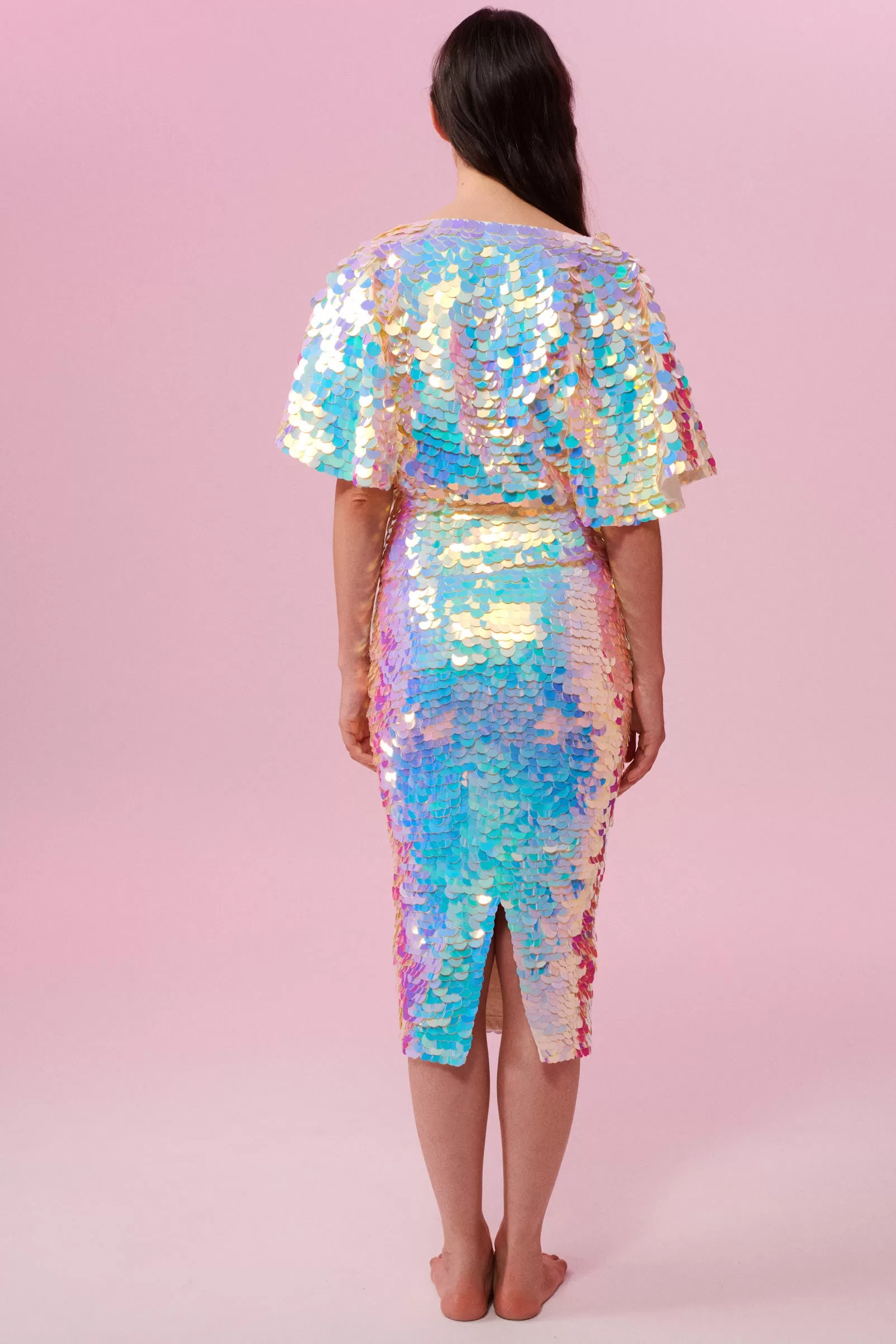 AUDREY SEQUIN SKIRT - OPAL