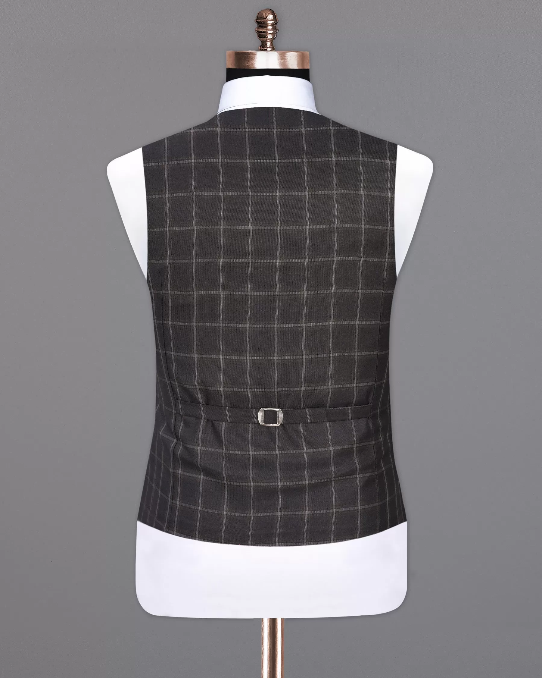 Baltic Sea Plaid Waistcoat