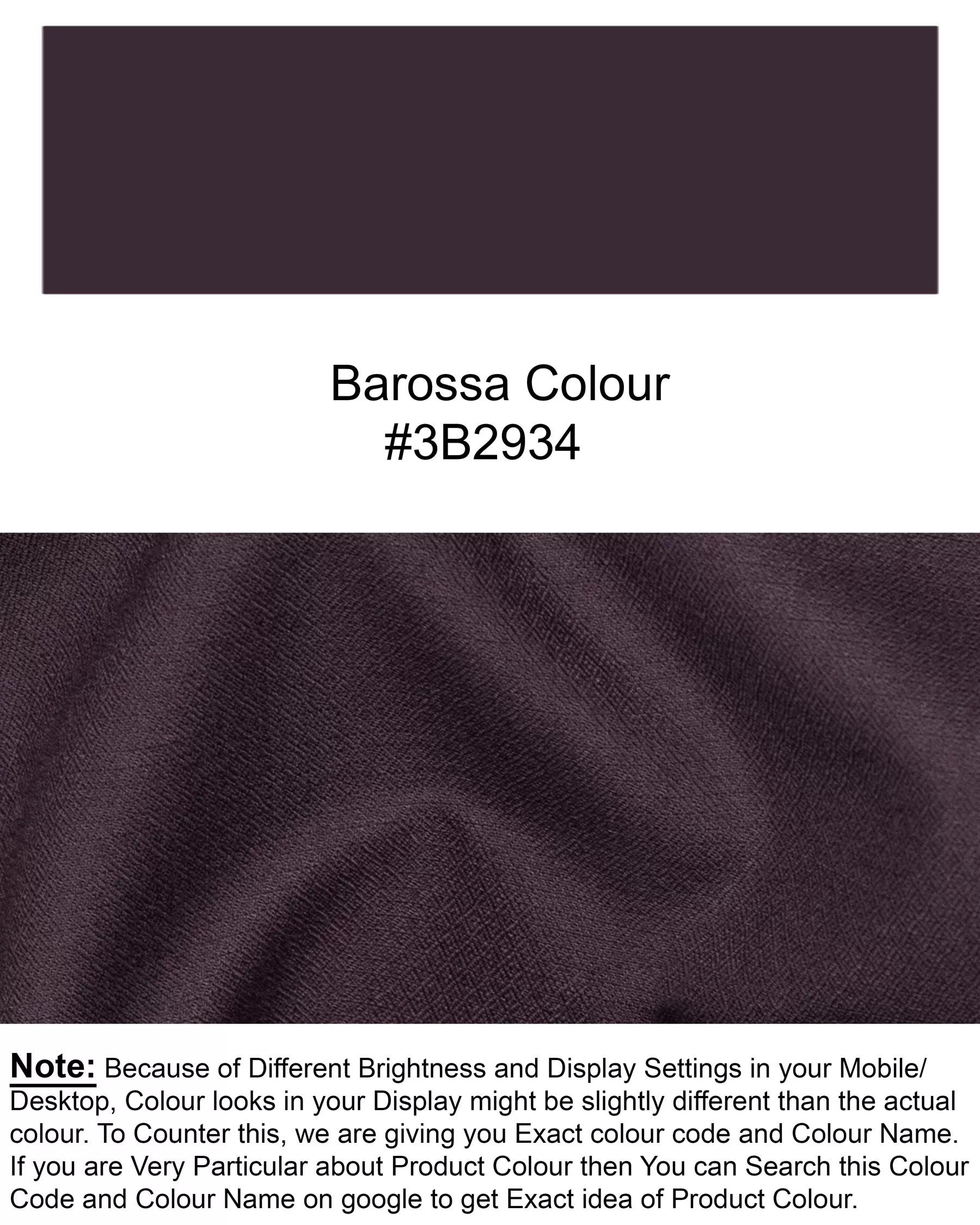 Barossa Cross Placket  Bandhgala/Mandarin Wool Rich Suit