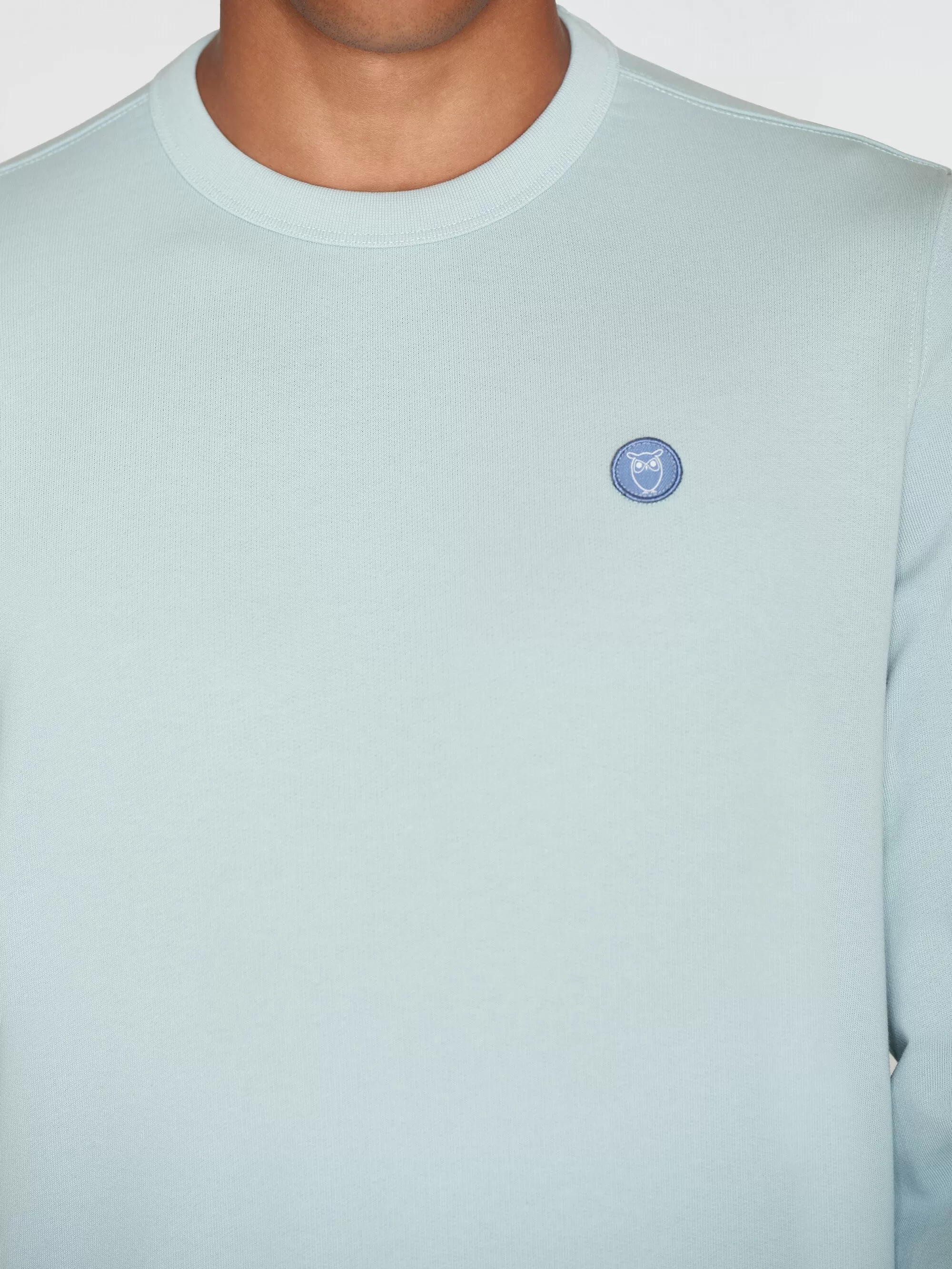 Basic badge sweat - Gray Mist