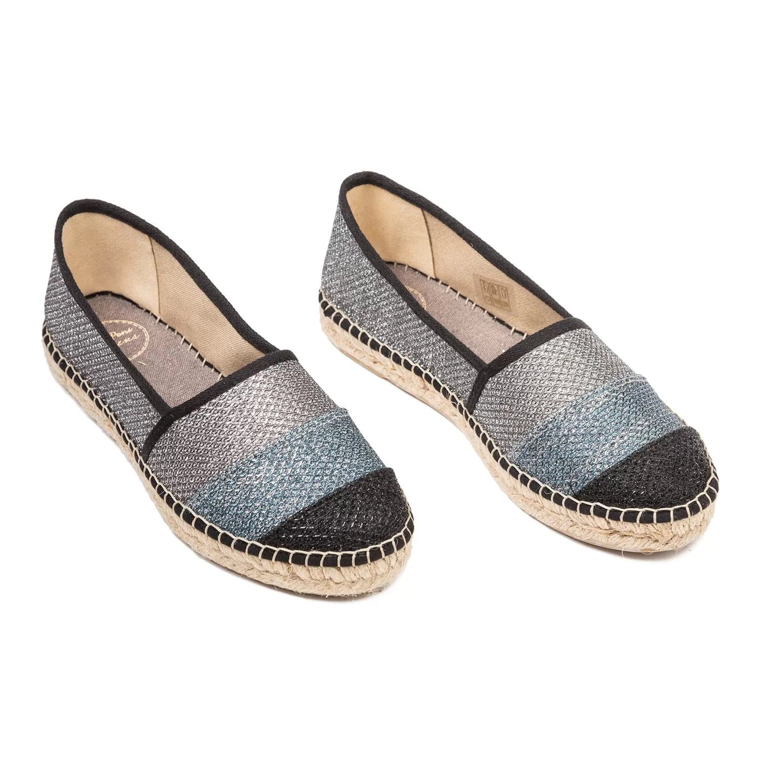 Basic Cotton Blend Espadrilles for Women - Romy-S