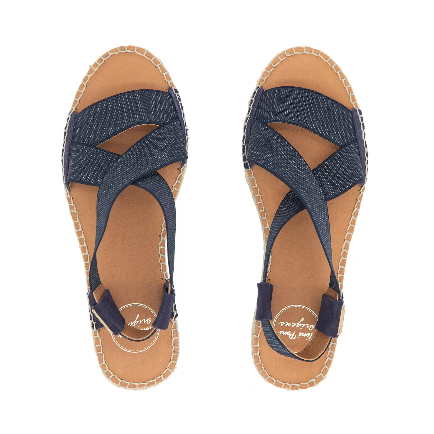 Basic Elastic Wedge Espadrille for Women - Evani