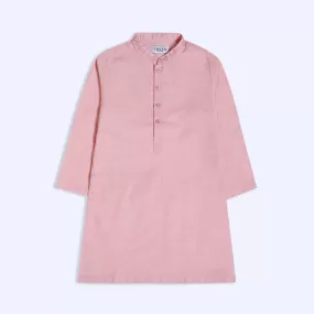 Basic Peach Kids Kurta