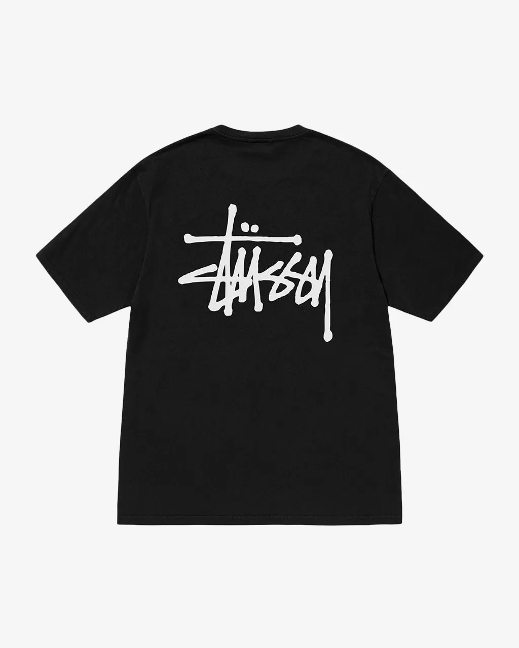 Basic Stüssy Pigment Dyed Tee Black