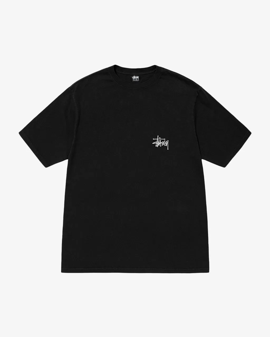 Basic Stüssy Pigment Dyed Tee Black