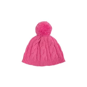 Beaufort Bonnet Collins Cable Knit Hat, Hamptons Hot Pink