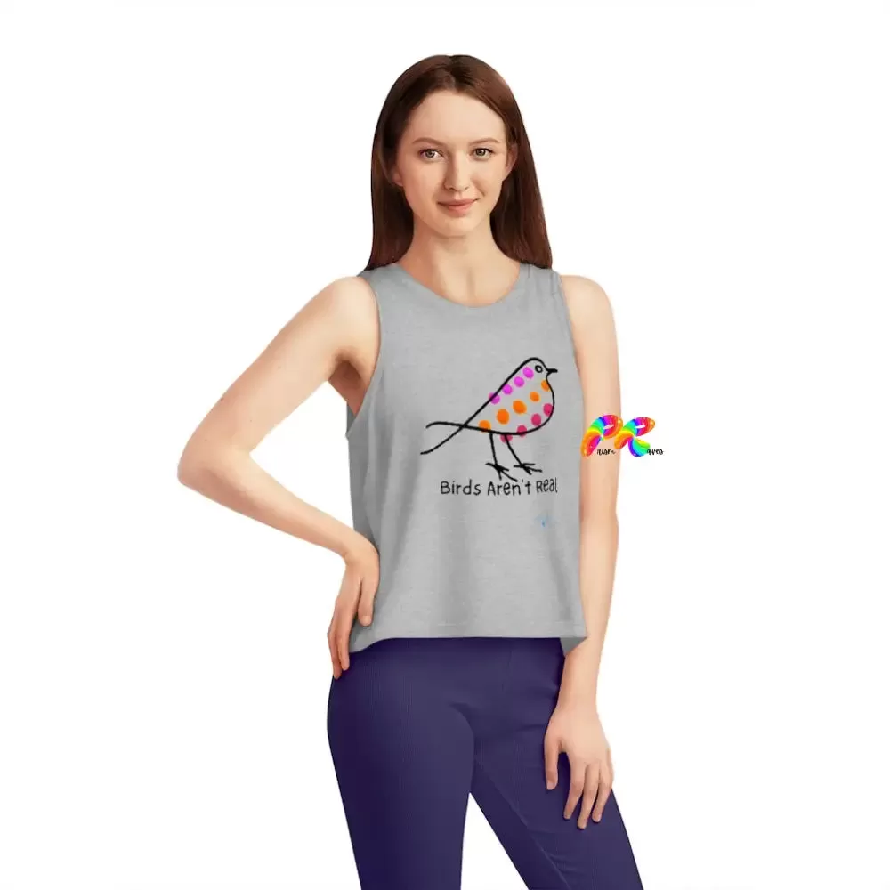 Birds Aren't Real Sleeveless Women's Crop Top