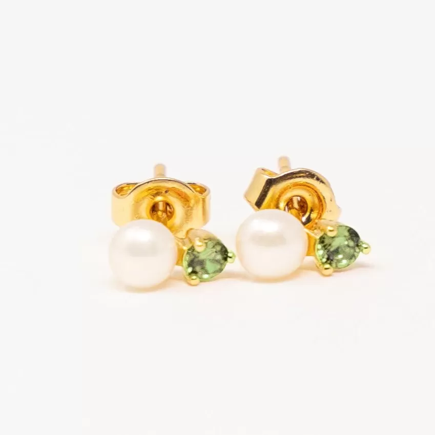 Birthday Pearl Stud Earrings