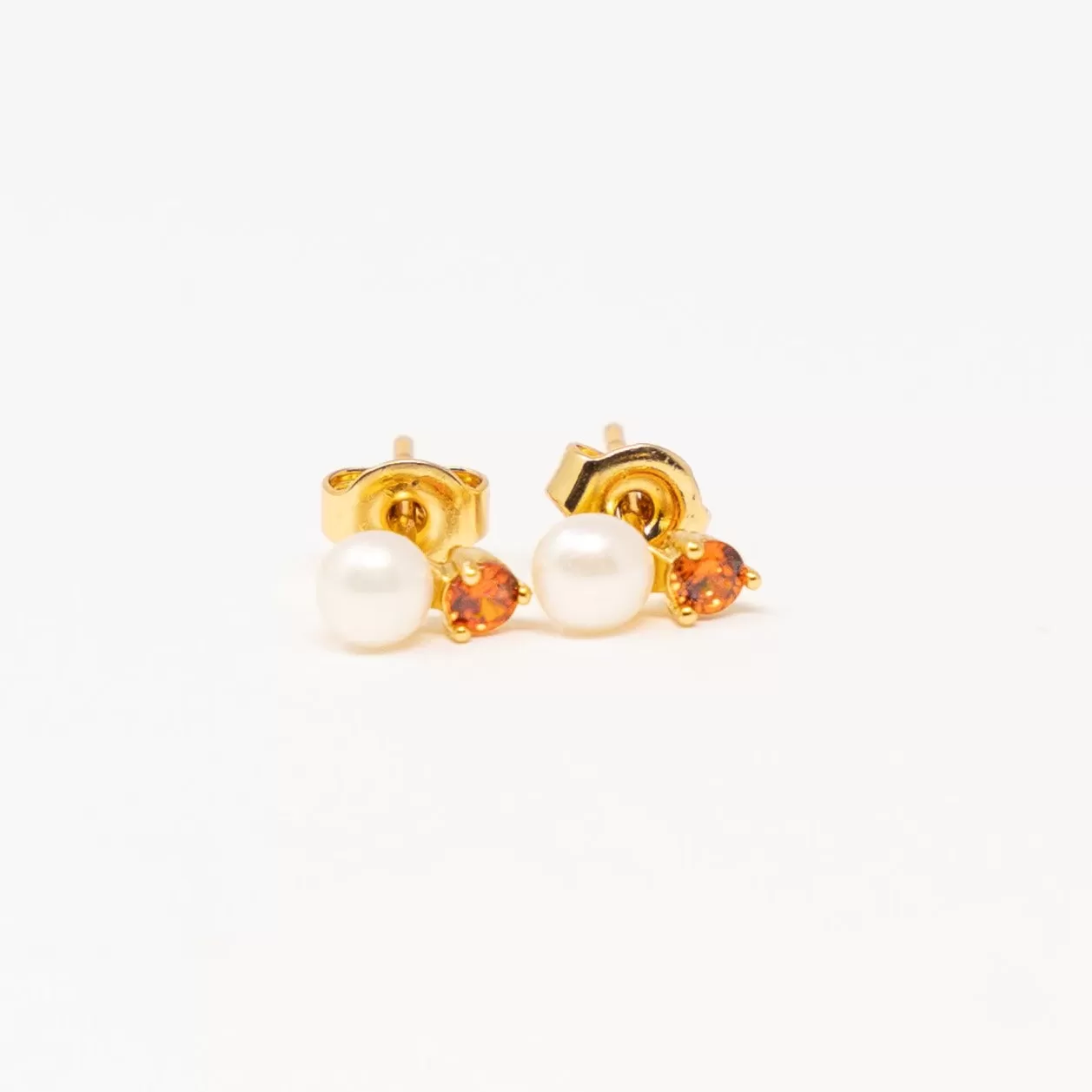 Birthday Pearl Stud Earrings