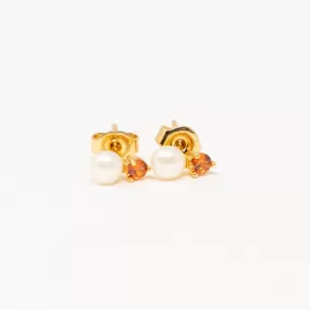 Birthday Pearl Stud Earrings