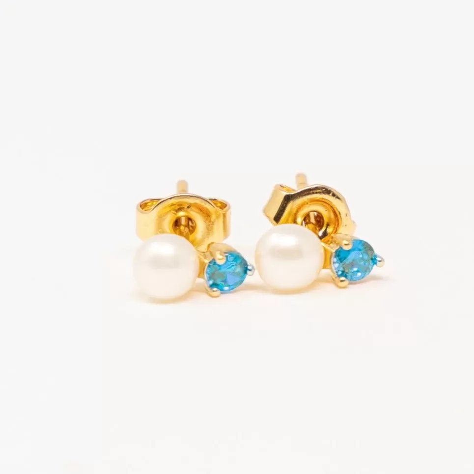 Birthday Pearl Stud Earrings