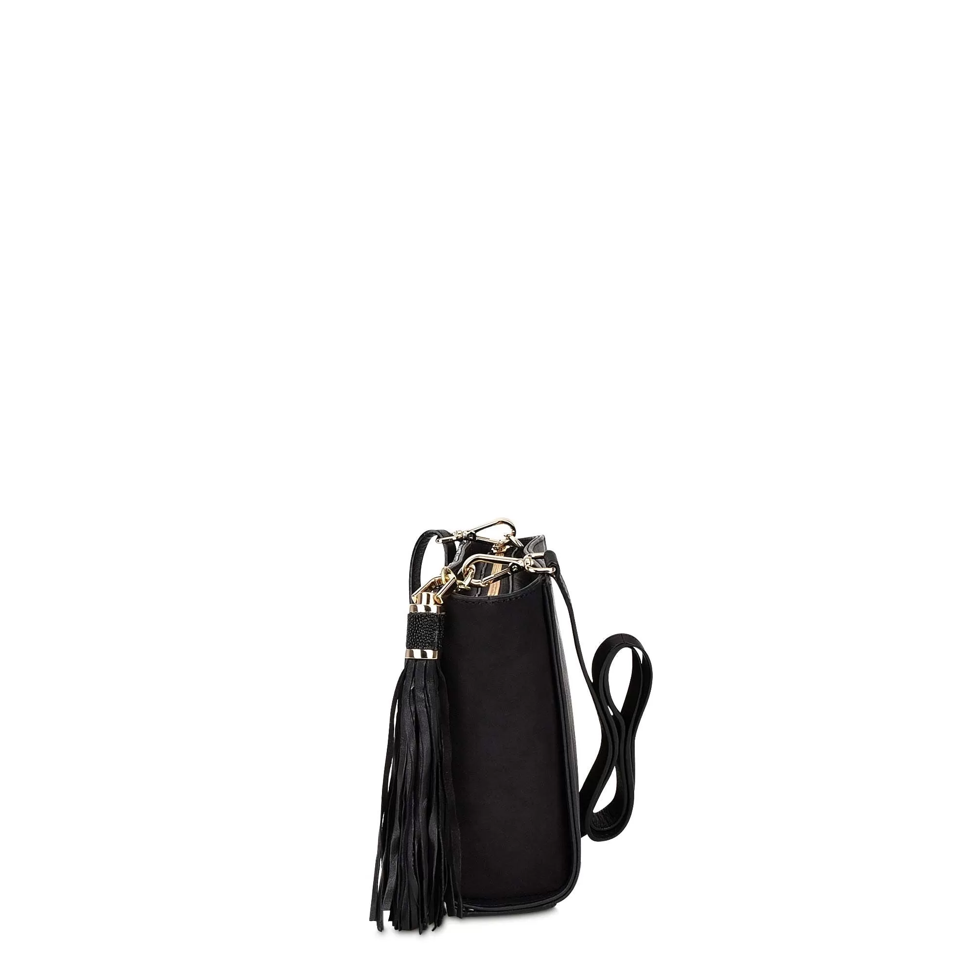 BO331MA - Cuadra black casual fashion stingray shoulder bag for women