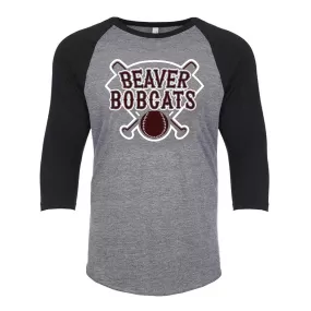 Bobcats Diamond Super Soft Raglan Tee