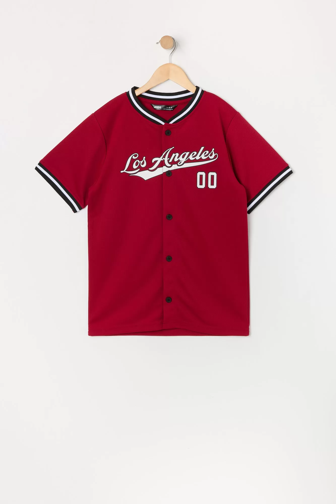 Boys LA Graphic Mesh Baseball Jersey