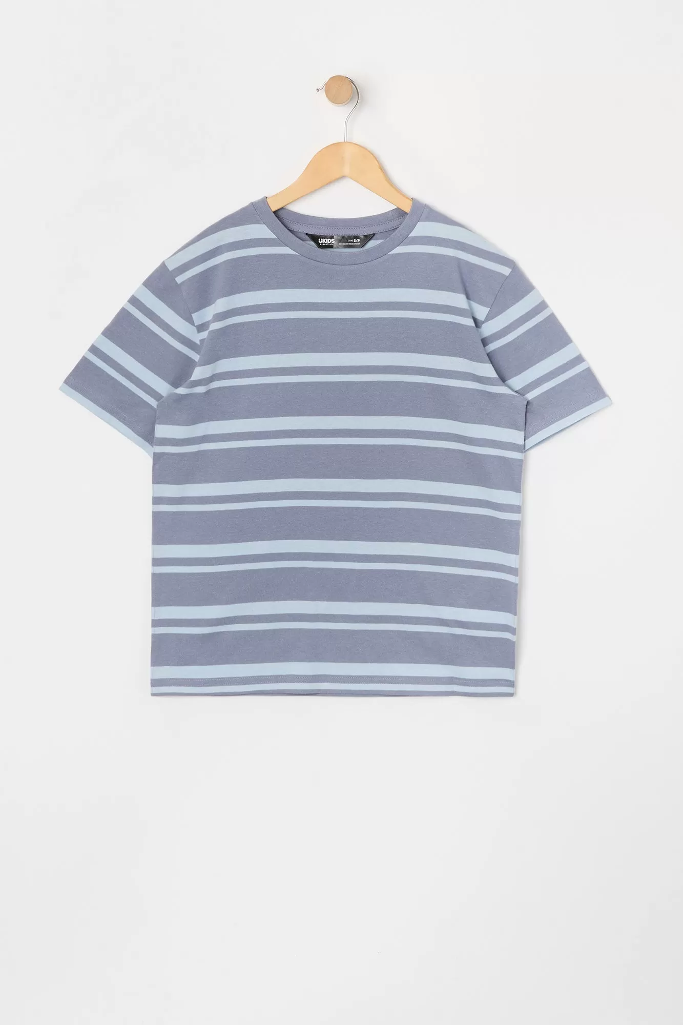 Boys Striped Crewneck T-Shirt