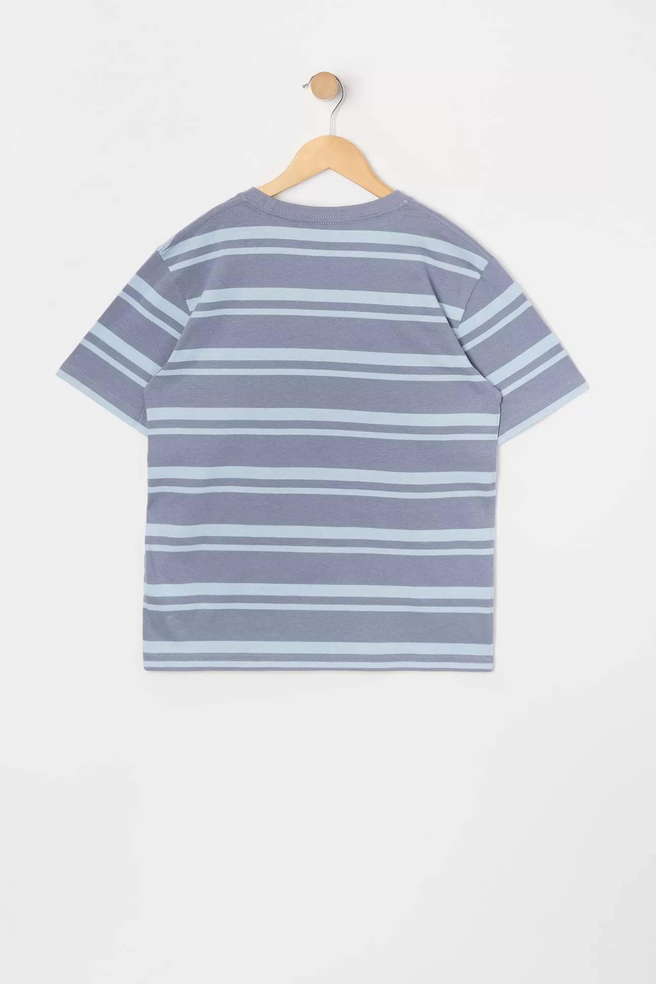 Boys Striped Crewneck T-Shirt