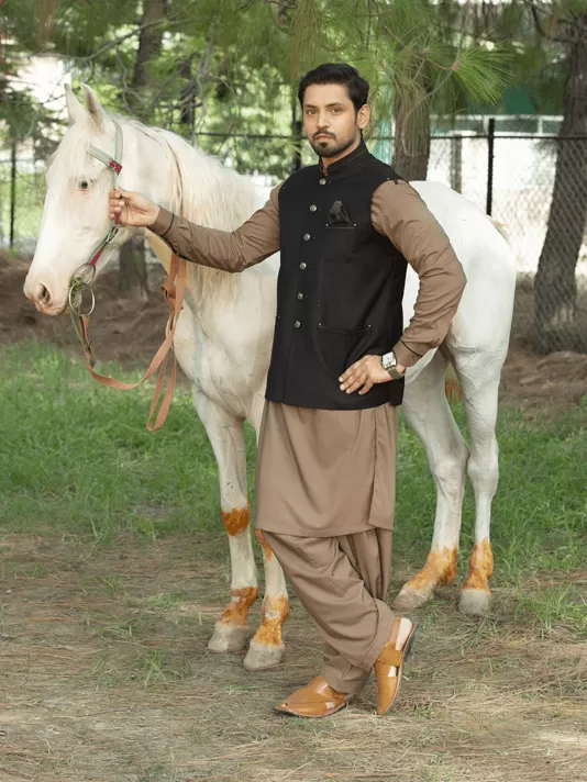 Brown Kurta Shalwar