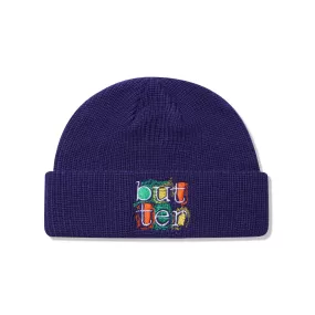 Butter Goods Scribble Beanie Navy