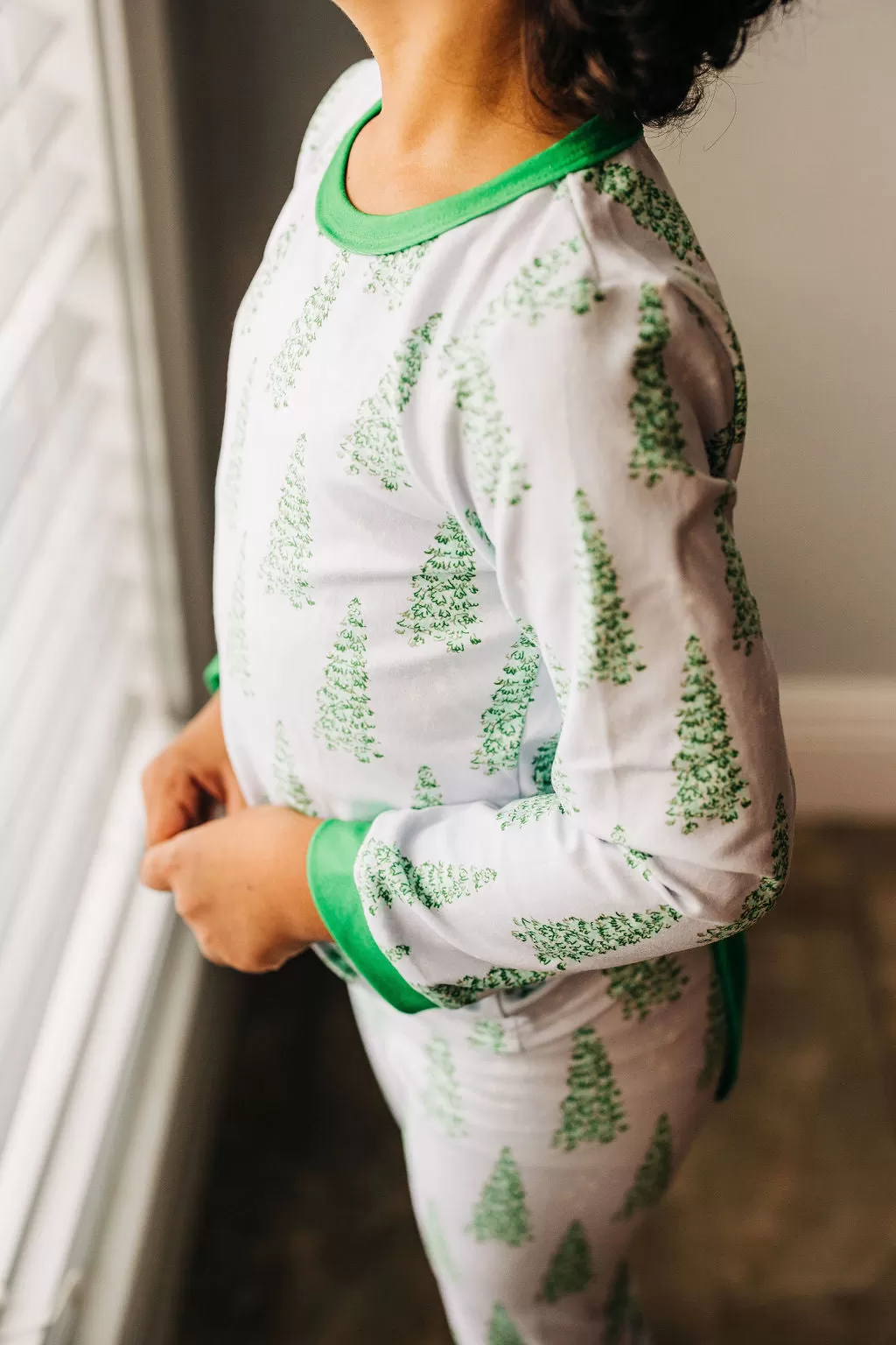 Buttflap Pajamas - Blue Christmas Tree Holiday Lounge PREORDER