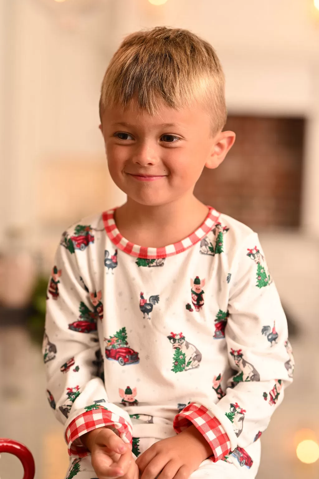 Buttflap Pajamas - Christmas On The Farm Holiday Lounge PREORDER