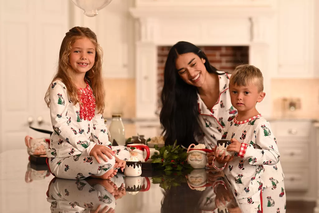 Buttflap Pajamas - Christmas On The Farm Holiday Lounge PREORDER