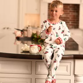 Buttflap Pajamas - Christmas On The Farm Holiday Lounge PREORDER