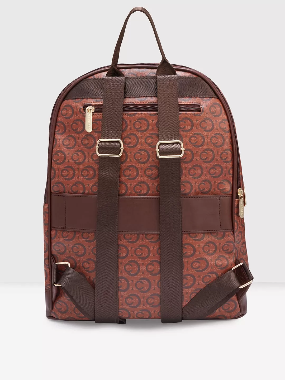 Caprese Cleo Laptop Backpack Large Brown