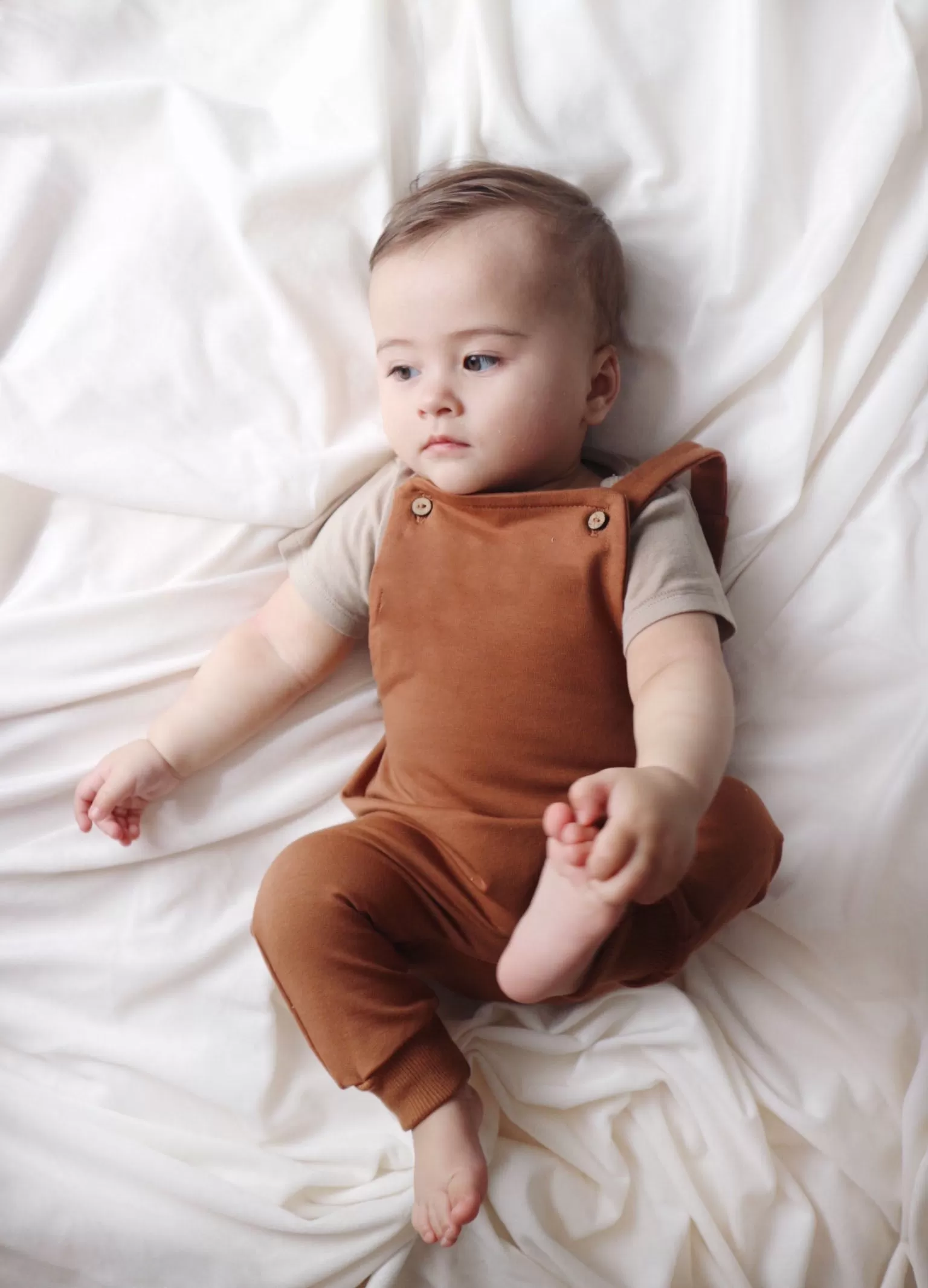 CARAMEL Basic Dungarees