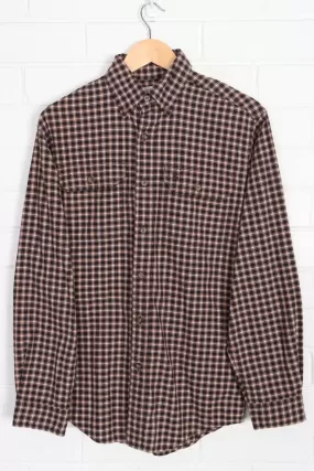 CARHARTT Brown Plaid Button Up Utility Shirt (S)